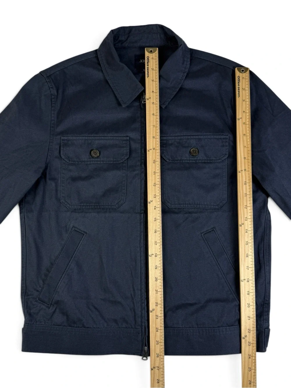 NWOT J. Crew Twill Station Jacket Navy Men’s Medium